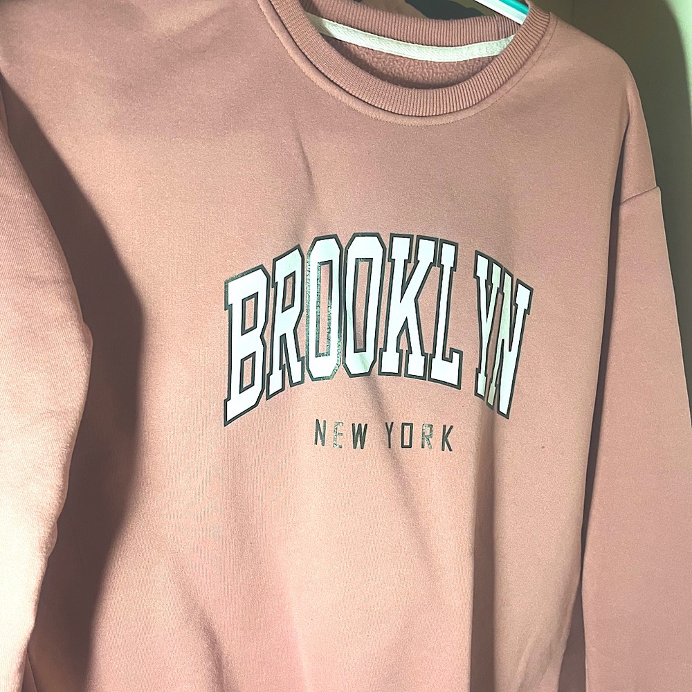 Pink Brooklyn hoodie
